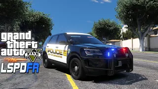 PLAYING GTA 5 AS A POLICE OFFICER LSPDFR CITY PURSUIT PATROL|| GTA 5 Lspdfr Mod|| 🔥