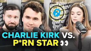 Charlie Kirk STUMPED A P*rn Star With A Simple Question 🔥👀