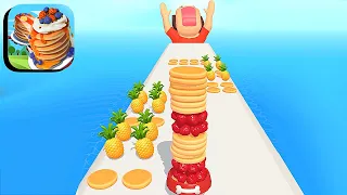Pancake Run ​- All Levels Gameplay Android,ios (Levels 463-465)