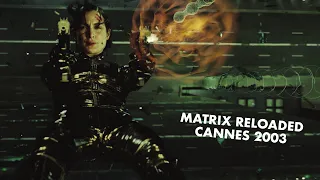 Interviews Cannes 2003 Matrix Reloaded Keanu Reeves Carrie-Anne Moss
