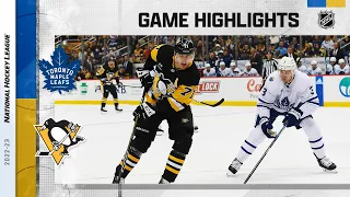 Maple Leafs @ Penguins 11/26 | NHL Highlights 2022