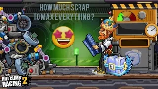 HCR2 How much SCRAP to get MAX GARAGE POWER ? ⚙