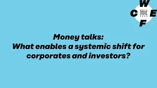 Money talks – what enables a systemic shift for corporates and investors?