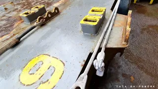 Lashing materials on Container Ship