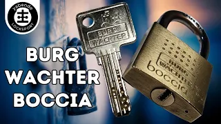 Burg Wachter BOCCIA padlock picked