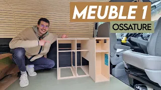 20. Premier MEUBLE du van : Ossature - Astuces/Erreurs à éviter - Fourgon Van Aménagé VW T5 #vanlife