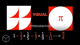 Visual approximation of alternating series π/4=1-1/3+1/5-1/7+.... | mathocube |