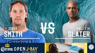 Jordy Smith vs. Kelly Slater - Round Two, Heat 4 - Corona Open J-Bay - Men's 2018