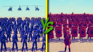 MODERN ARMY vs ROMAN ARMY- Totally Accurate Battle Simulator TABS