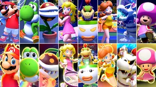 Mario Tennis Aces - All Special Shots & Intro Animations