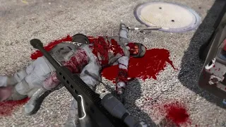 GTA V - Brutal Kills/Realistic Physics (Euphoria)