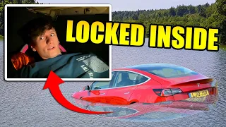 What happens if you get TRAPPED inside a Tesla?