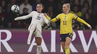 Women's World Cup: US loses to Sweden on penalty kicks