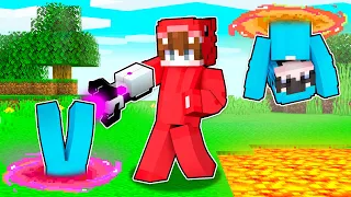 Uso PORTALES Para Trollear a Mis Amigos en Minecraft!