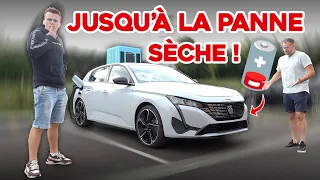 Peugeot e-308 électrique: jusqu'où peut-on aller avec 0% de batterie ?