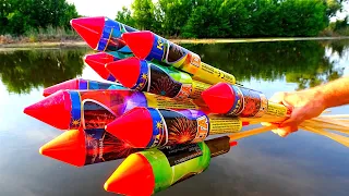 EXPERIMENT ROCKETS AND FIREWORKS UNDER WATER