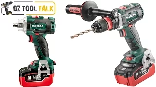 METABO BS18LTXBL QUICK Compact 18 Volt Drill Driver LiHD