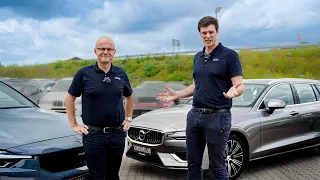 Hvilken firmabil skal frisørartikel-sælgeren køre i? Volvo V60 eller Polestar 2 Long Range?