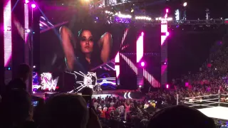 Paige live entrance WWE Smackdown 10/27/15