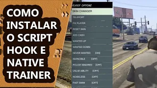 COMO INSTALAR O SCRIPT HOOK V E NATIVE TRAINER