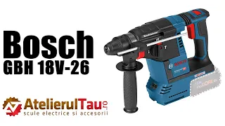 Bosch GBH 18V-26 - Rotopercutor SDS-Plus, acumulatori 18 V, 2.6 J -  Prezentare&Test in sarcina