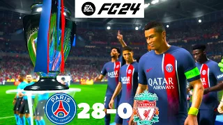 EA SPORTS FC 24 - PSG vs Liverpool I UEFA Champions League Final 2023 I