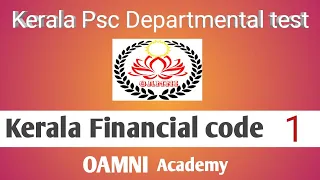 Kerala Psc Departmental test classes/KFC - Kerala Financial code class-1/Definitions/PQA