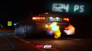 FLAME SPITTING 600hp BMW 335i NIGHT RUN