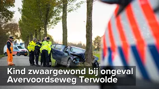 Kind zwaargewond bij ongeval Avervoordseweg Terwolde - ©StefanVerkerk.nl