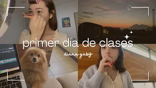 ₊˚⊹♡GRWM + minivlog₊˚⊹♡ : primer día de clases !