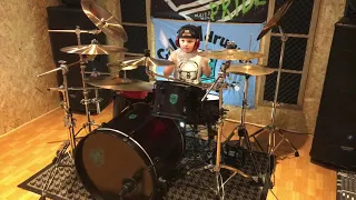 The Heretic Anthem - Slipknot Drum Cover - Caleb H Age 6!