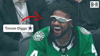 Cowboys' Trevon Diggs Mic'd Up for Stars vs. Oilers NHL WCF Game 1 🎤