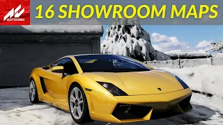 16 FREE Showroom Tracks 2022 - Assetto Corsa - Download Links!