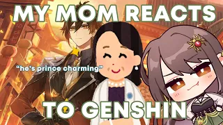 my mom reacts to every genshin impact character