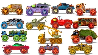 Scary Monster Street Vehicles | Scary Vehicles