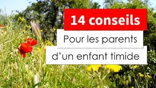 14 conseils pour les parents d'un enfant timide