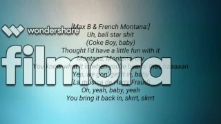 French Montana. A Lie ft. The Weeknd, Max B (Lyrics Video) Official