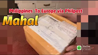 Philippines to Europe via Philpost magkano ang isang kilo/ #siteone