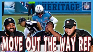 NFL Referees Getting Hit Compilation (try not to laugh)