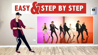 BTS BUTTER DANCE TUTORIAL (EASY TUTORIAL) | STEP BY STEP WITH EXPLANATIONS | MIRRORED