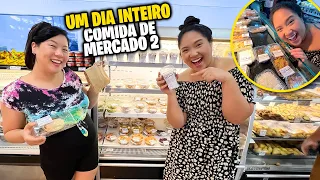 UM DIA INTEIRO SÓ COMENDO COMIDAS DO MERCADO #2 | Blog das irmãs