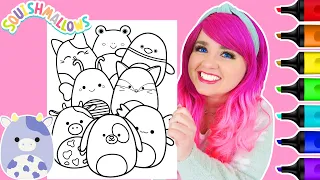 Coloring Squishmallows Animals Coloring Page | Ohuhu Art Markers