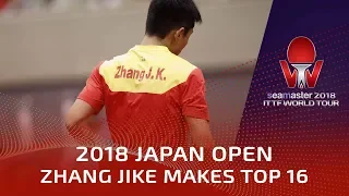 2018 Japan Open I Zhang Jike Makes Last 16