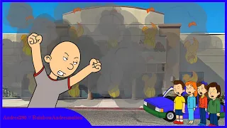 Classic Caillou Destroys Peter Piper Pizza on Caillou's Birthday/Grounded
