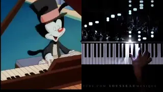 Animaniacs - Moonlight Sonata (3rd Movement) (Dot's version) VS Original Beethoven version