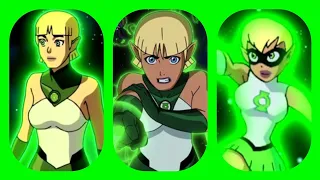 "Arisia RRab" Evolution in Cartoons & Movies (DC Comics). (Green Lantern)