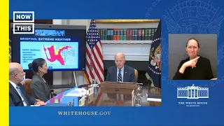 Biden Receives Briefing on U.S. Extreme Weather Preparedness