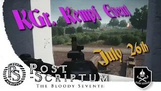 Post Scriptum - KGr. Kempf Event, July 26th