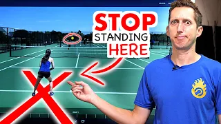 Stop Standing HERE In Tennis! (why you’re losing)
