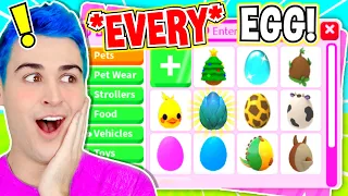 OPENING One Of *EVERY* Adopt Me EGG EVER!! EXPENSIVE Roblox Adopt Me Unboxing With RAREST EGGS!!